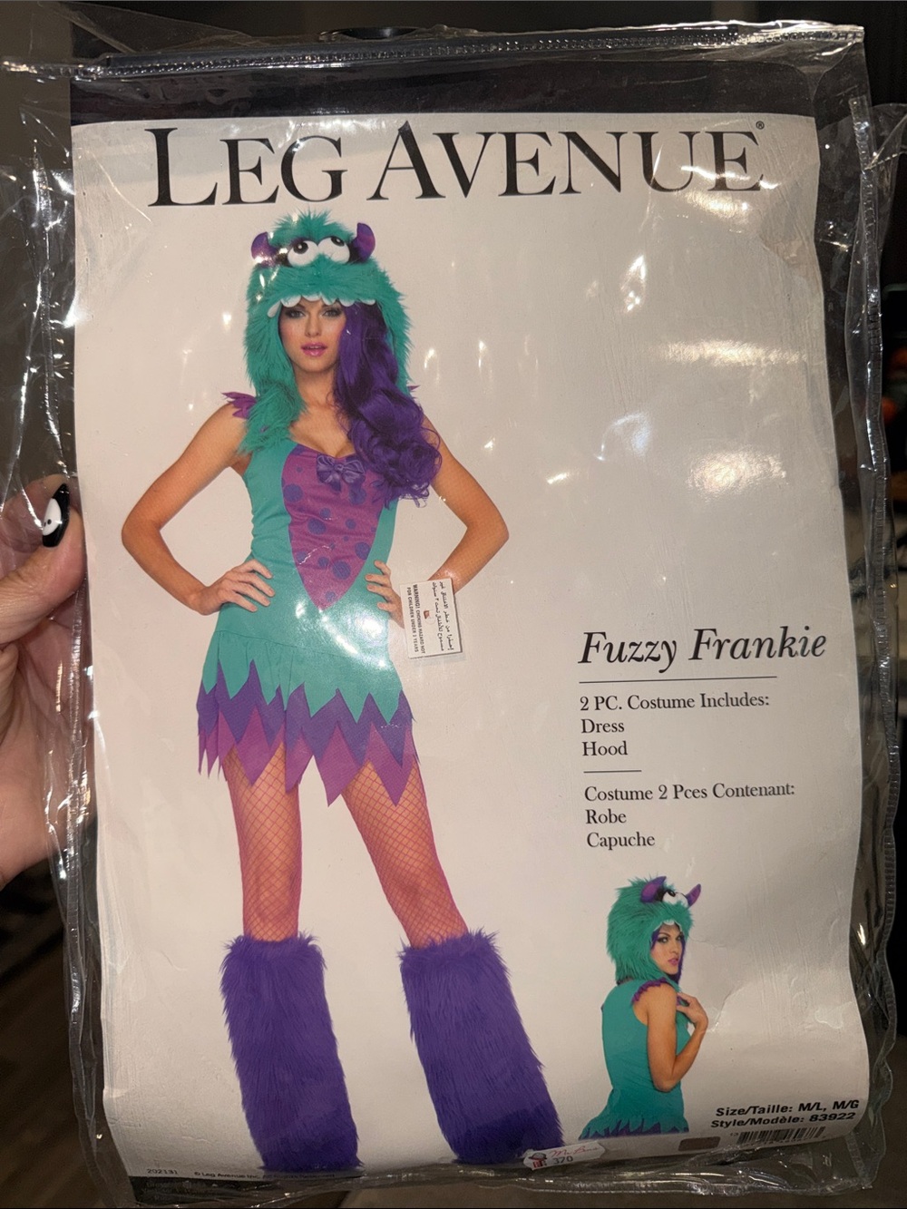 Leg Avenue Fuzzy Frankie